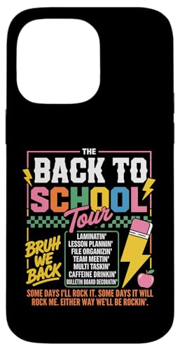 Back To School Tour Cute Teacher First Day Of School Bruh Hülle für iPhone 14 Pro Max
