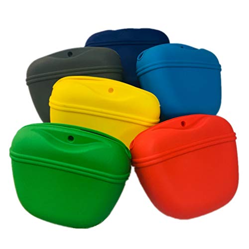 Bolsa de silicone RoyalCare para cachorro - Bolsa de treinamento pequena - Bolsa de tratamento portá