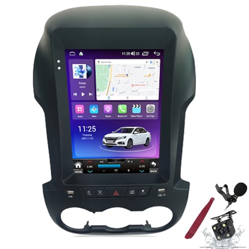 Autoradio Android 15 Qualcomm pour Ford Ranger et F250 avec écran tactile QLED de 9,7 pouces