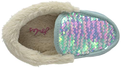 Joules Girls Moccasin Slippers, Blue #TOP4