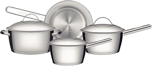Jogo de Panelas com Fundo Triplo 4 Peça Tramontina Inox