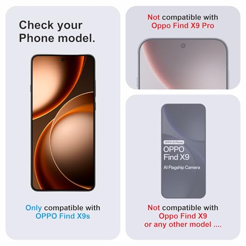 Image of Military-Grade Gorilla Tempered Glass For Oppo Find X9s (6.59 Inch) With Installation Kit | Edge to Edge Coverage | Black
