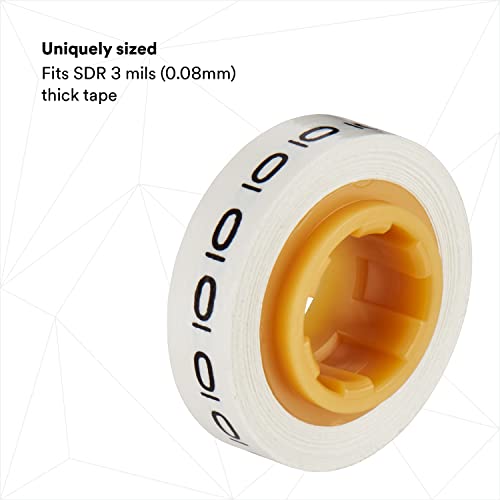 Image of 3M ScotchCode Wire Marker Tape Dispenser STD, Empty | Compact Design for Easy Handling, Refillable Compartments for SDR Tape, Electrical