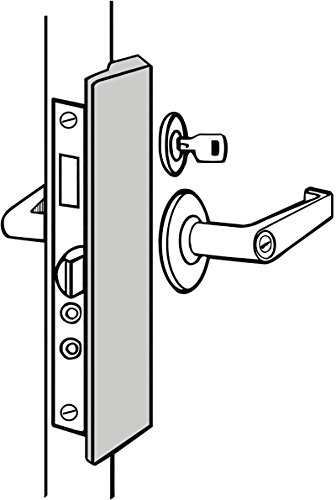 Don-Jo LP-2878 SL Silver Coated Latch Guard