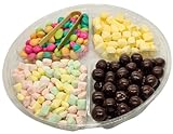 Assorted After Dinner Mints Gift Tray - Platter With a Variety of After Dinner Mints Candy. Pastel Soft Mints, Butter Mints, Rainbow Chocolate Mints, Dark Chocolate Covered Mints. Weight: 1.5lb
