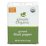 Simply Organic Black Pepper, Certified Organic | 4 oz