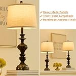 27.5" Farmhouse Table Lamps Set of 2 Bedside Lamp with USB C+A Ports & AC Outlet, 3 Way Dimmable Touch Lamps for Living Room Bedroom Office Hallway Rustic Nightstand Traditional Lamp 275 Farmhouse Table Lamps Set of 2 Bedside Lamp with USB CA Ports AC Outlet 3 Way Dimmable Touch Lamps for Living Room Bedroom Office Hallway Rustic Nightstand Traditional Lamp