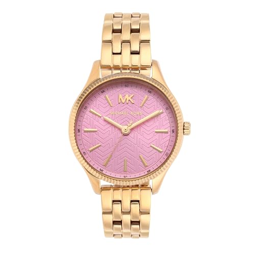 Michael Kors LEXINGTON ���f�B�[�X �O�j �S�[���h�g�[���X�e�����X�X�`�[���E�H�b�`