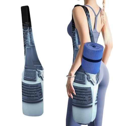 QMNVBDS Yoga Mat & Gym Bag with Water Bottle Pockets
