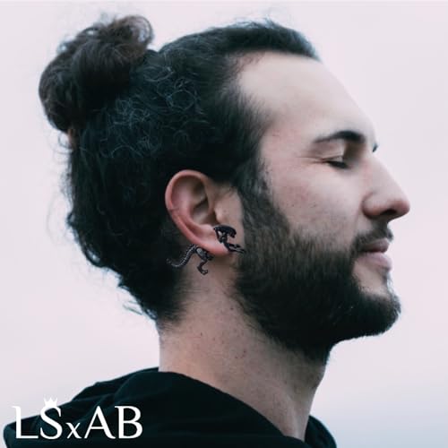 Rose Copper Black Vintage Dinosaur 4D Funny Earrings Cute Weird Earrings for Women Men Sister Brother Friends Trendy Green CZ4