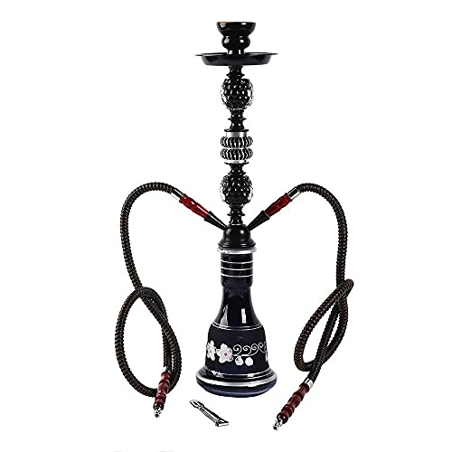 ^oR V[V t[J Shisha Hookah ^ { {i Zbg ΂ i NHMTV[V(Black,Double Tube)