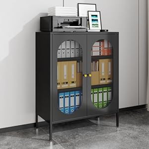 Metal Accent Cabinet,Sideboard Buffet Cabinet for Living Room,Bed Room,Home,Hotel,Office,Garage,School,Kitchen,3-Tier Locker Storage Cabinet,2 Removable Shelves. (Mesh Door, Black) Metal Accent CabinetSideboard Buffet Cabinet for Living RoomBed RoomHomeHotelOfficeGarageSchoolKitchen3 Tier Locker Storage Cabinet2 Removable Shelves Mesh Door Black