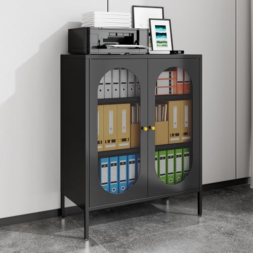 Metal-Accent-CabinetSideboard-Buffet-Cabinet-for-Living-RoomBed-RoomHomeHotelOfficeGarageSchoolKitchen3-Tier-Locker-Storage-Cabinet2-Removable-Shelves-Mesh-Door-Black Metal Accent CabinetSideboard Buffet Cabinet for Living RoomBed RoomHomeHotelOfficeGarageSchoolKitchen3 Tier Locker Storage Cabinet2 Removable Shelves Mesh Door Black