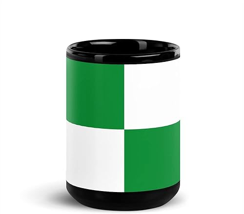 Miniatura 3 de Bandera de Ocaña Norte de Santander - Taza de café de cerámica negra