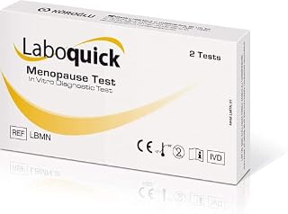 Laboquick Menopause (fsh) Test - Pack of 2 Tests, Results in 5mins, 99% Accurate.