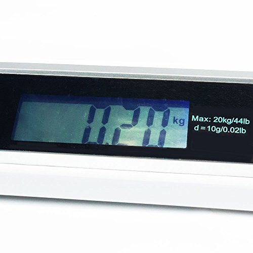 Digital Electronic Display Portable Dog Cat Scale, Weighs Pet Food, Up to 44 Pounds Capacity for Puppy, Small Animal, Kitten, Rabbit, Tortoise - Thumbnail 5