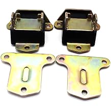 Polyurethane Motor Engine Mounts Bracket for Small & Big Block Chevy SBC BBC 350 - Black/Pair