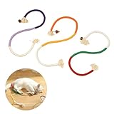 Lanyihome Cat Bite Rope Toys with silvervine Fruit Ball, Cat Chew Toys Teeth Cleaning, Cat Toys for Bored Adult Indoor Cats, Good for Cats Kittens Kitty Interactive and self Play, 3 Pack