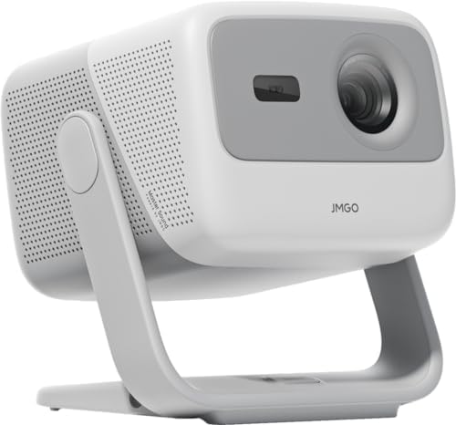 （18:00時点） JMGO N1S 3色レーザー プロジェクター【Google TV搭載/Netflix公式APP使用可 / 850ISOルーメン / ジンバル一体型/スタンド内蔵/オートフォーカス/リアルタイム補正/全自動台形補正 / 180インチ投影 / 小型 / 10Wスピーカー / 家庭用/天井 高輝度 / 2年保証】