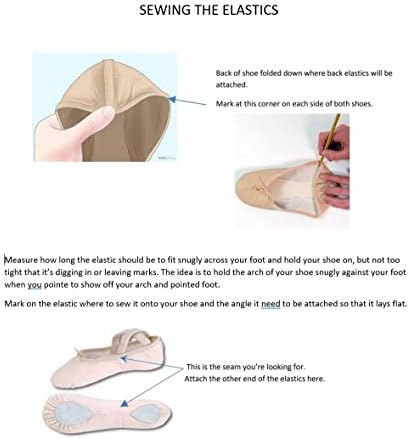 Sansha unisex-adult Pro 1 Canvas Ballet Slipper,Light Pink,8 M (6 M US Women's/4 M US Men's) | Image 7