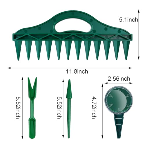 Dispensador de semillas mano set 4 piezas miniatura 2