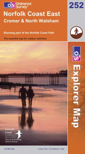 Os Map 252 Norfolk Coast East (Explorer Maps): Sheet 252 : Ordnance Survey: Amazon ...