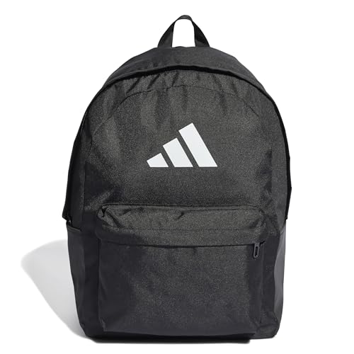 adidas Unisex - Adulto Classic 3Bars Backpack, Black / White, One Size