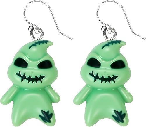 DAYANEY Halloween Earrings for Women Cute Ghost Nightmare Movie Before Gift