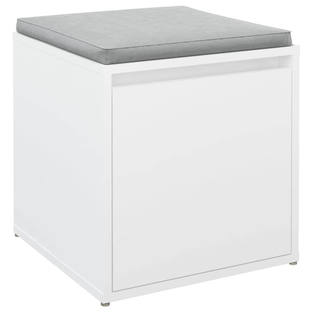 vidaXL Cassetto Contenitore Bianco 40,5x40x40 cm Legno Multistrato