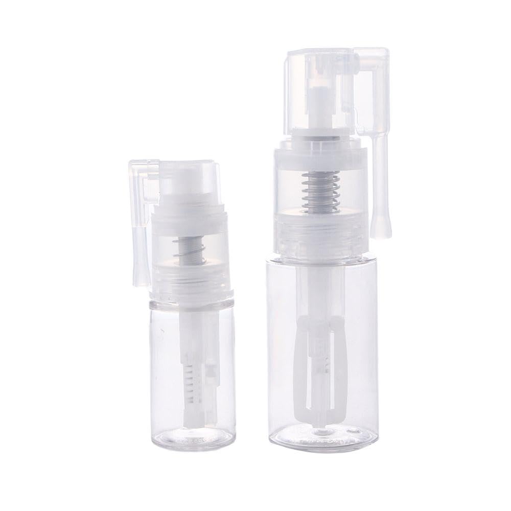 Powder Spray Bottle 2PCS Plastic Clear Refillable Powder Spray Bottles Portable Cosmetics Powder Spray Dispenser Hairdressing Makeup PotMakeup Tool-image-30