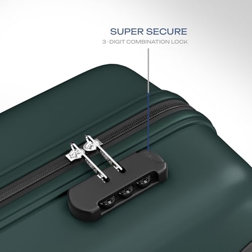 Image of Safari Cabin Polypropylene Spinner Pentagon Pro 8 Wheels 55Cm Trolley Bag Hard Case, 360º Wheeling Carry-On Luggage for Men & Women, Travel Bag, Suitcase for Travel, Dusk Green