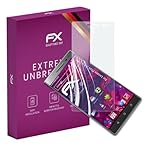 atFoliX Glasfolie kompatibel mit Lenovo Phab 2 Pro Panzerfolie, 9H Hybrid-Glass FX Schutzpanzer Folie