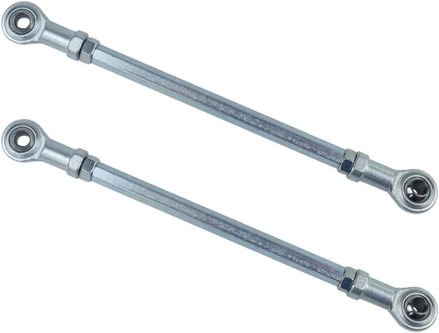 2pcs M8 200mm Inner Outer Steering Tie Rod End Lower Upper Ball Joint Adjustable Sway Bar Assembly for Electric ATV Quad Go Kart