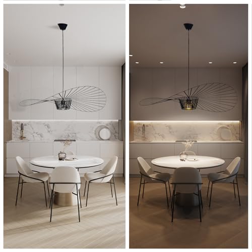 Lustre LED E27 40W max au design simple et créatif pour éclairage de salon - 6