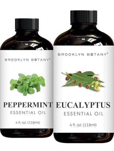 Aceites Esenciales Menta y Eucalipto Brooklyn Botany 4 Fl Oz 2x