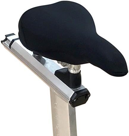 SeaCycle Spinning Bike Seat Cover Cushion - Spinning Accessories - Cushion pad for Women and for Men - Indoor Spin Bike Padded Seat Cover Spin Cycle Bike Seat in Black
