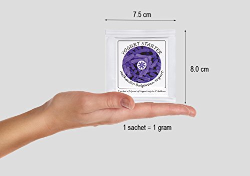 Yogurt Starter Cultures - Pack Of 3 Freeze-Dried Culture Sachets For Authentic Bulgarian Yogurt #TOP3