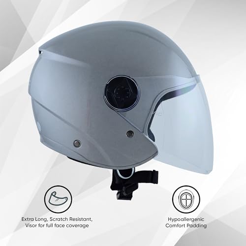 Image of TVS iQube Open Face Helmet for Men & Women | ISI Certified