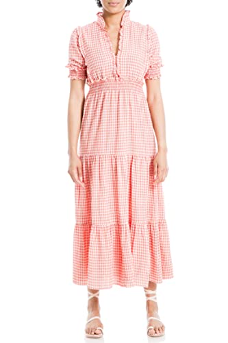 strapless open back dress African Print Maxi Dresses main image 1