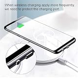 Kryzalite Zestaw 4 wtyczek przeciwpyłowych typu C, czarna, kompatybilna z iPhone 15/Pro/Pro Max/Plus, ochrona przed zgubieniem, ochrona przed zabrudzeniami