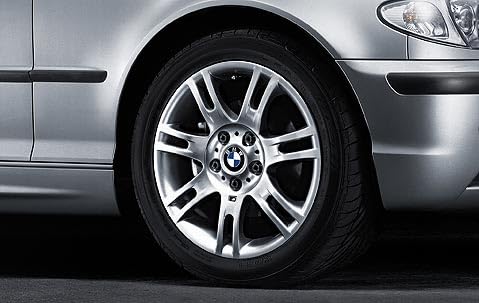BMW Genuine 71/2Jx17" M Double-Spoke 97 Front Alloy Wheel Rim (36 11 2 282 350)