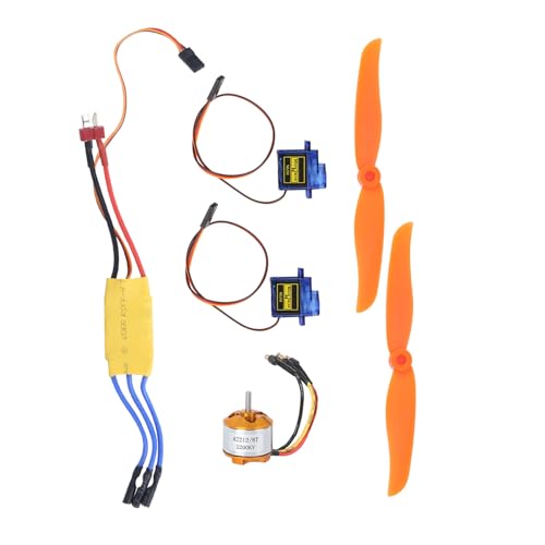Motor sin escobillas A2212 2200KV con ESC 30A y servo SG90 para avión RC