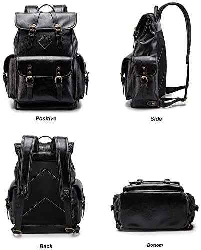 Amazon.co.jp: 本革 ク バック レザーバックパック15インチ大容量