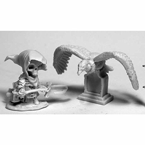 ReaperMiniatures Mr. Bones & Buzzy #77485 Bones Unpainted Plastic Mini Figure