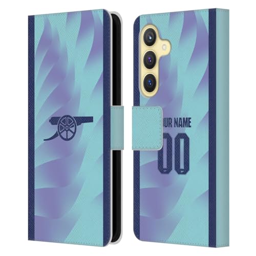 Coque Samsung S24 Arsenal FC | Étui portefeuille en cuir officiel Troisième Kit 2024/25