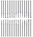 Punte Fresa Unghie, Homeet 30pcs Punta da trapano per Manicure di Acciaio al Tungsteno Professionale Trapani per Manicure Set di Punte per Fresa Universali in Diamond per Unghie Trapano Elettrico