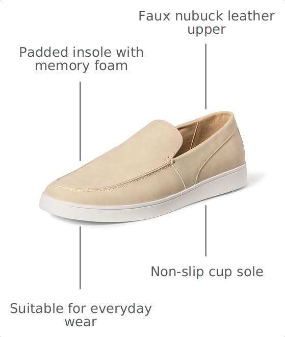 Image of Amazon Essentials Men's Casual Slip-on Loafer Sneakers with Memory Foam