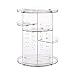 Produktbild HFDXG Kosmetische Organisatoren Transparent Rotating Cosmetic Storage Rack Desktop-Frisierkommode 360  Grad Drehständer (Color : Clear, Size : One Size)