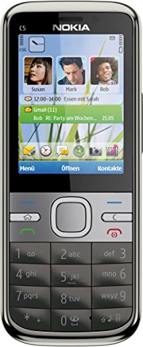 Nokia C5 Smartphone in Grau (2,2 Zoll Display, Bluetooth, 5 Megapixel Kamera) (Generalüberholt)