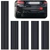 VEXPLO DIY Car Bumper Protector Guard, Strong Self Adhesive Rubber Rear Front Bumper Guard for SUV Cars Trucks, No Residue Anti Scratch & Anti-Colision Car Bumper Guard Accessories- 5 Pack Black